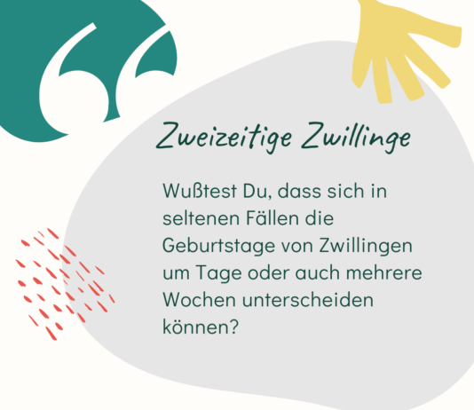 Zwillingswissen: Was sind zweizeitige Zwillinge?
