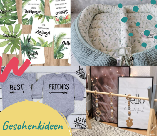 5 Geschenkinspirationen für werdende Zwillingseltern #werbung www.es-sind-zwei.de DAS Zwillingsportal Geschenkinspirationen für werdende Zwillingseltern