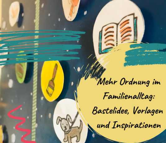 Mehr Ordnung im Familienalltag: Bastelidee, Vorlagen und Inspirationen Bastelidee Tagesplaner Es sind zwei-DAS Zwillingsportal