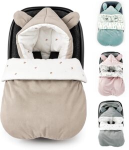 babees Winterfußsack Fußsack Babyschale Winter Herbst Babyfußsack warm, Einschlagdecke