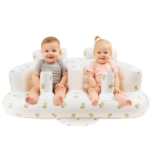 Aufblasbarer Babysitz für Zwillinge ab 3 Monaten