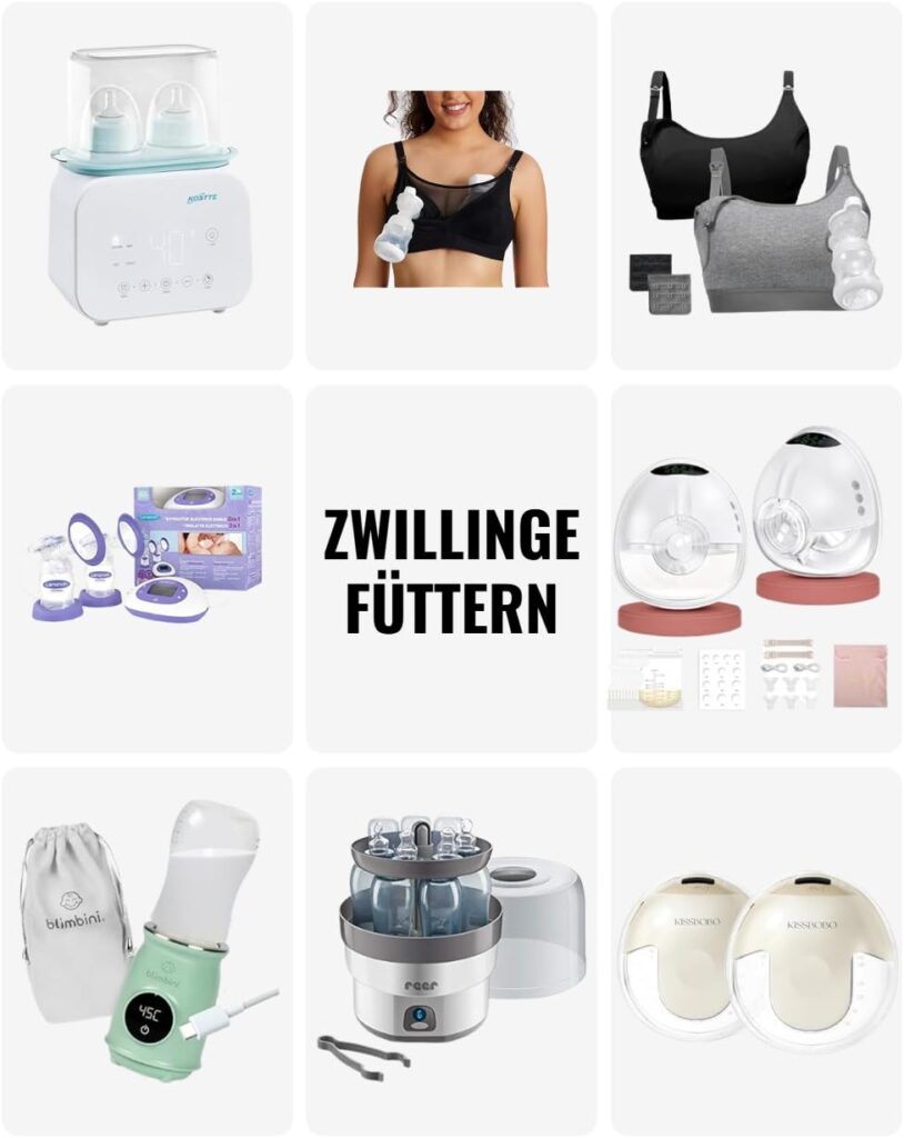 Zwillinge füttern
