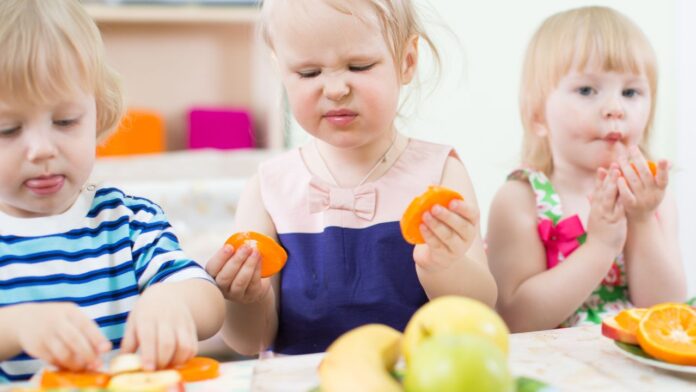 Kinder essen Gemüse www.es-sind-zwei.de DAS Zwillingsportal pflanzenbasierte Ernährung bei Zwillingen
